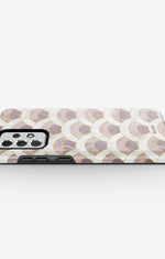 Samsung Galaxy S20 FE Tough Case – Pink Marble Waves - View 3