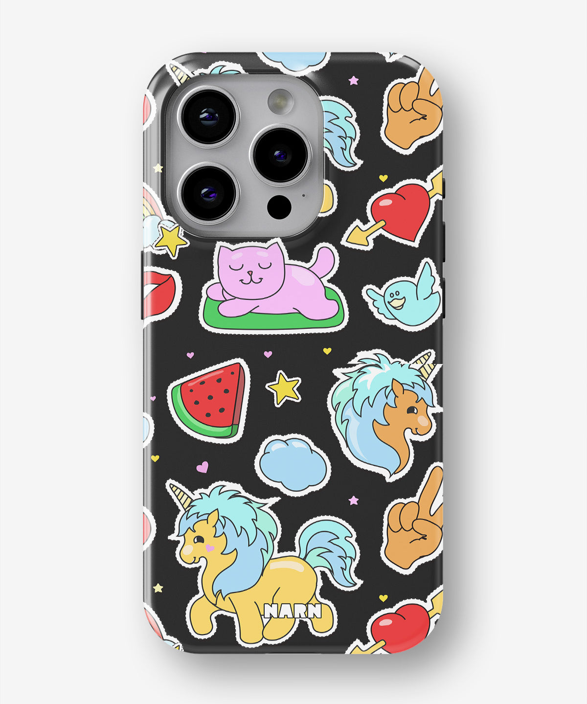 iPhone 12 Pro Max Tough Case – Cute Stickers - View 1