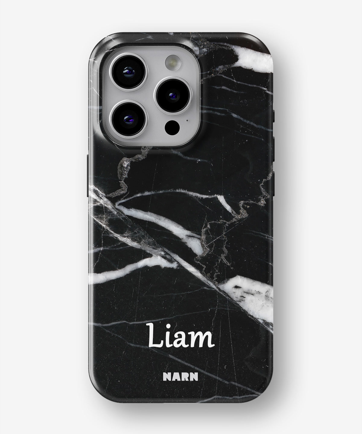 iPhone 12 Pro Max Tough Case – Custom - Black Marble - View 1