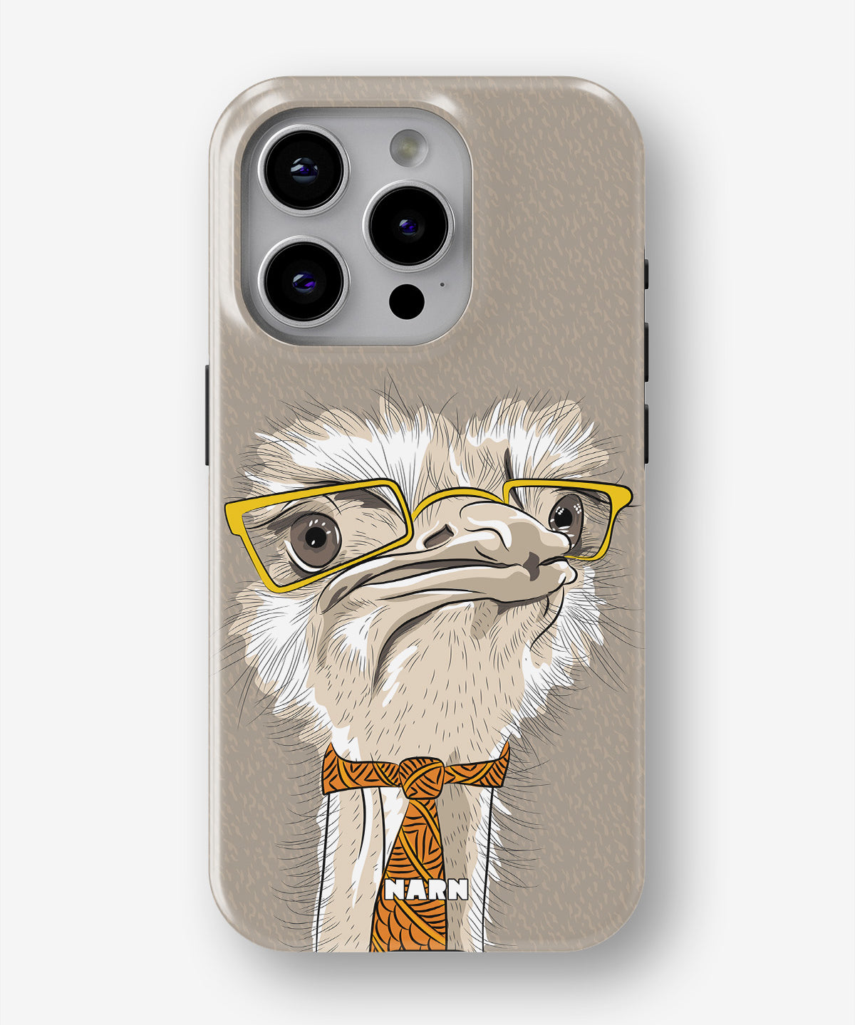 iPhone 12 Pro Max Tough Case – Hipster Ostrich - View 1