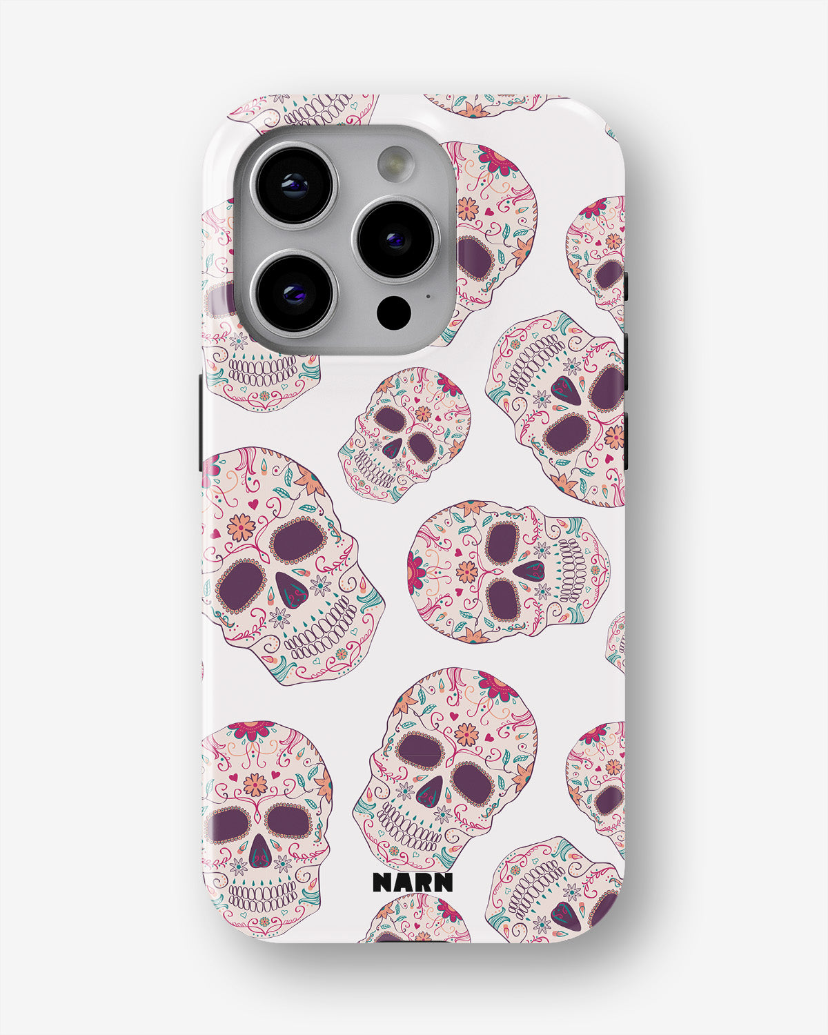 iPhone 12 Pro Max Tough Case – Calavera Skulls - View 1