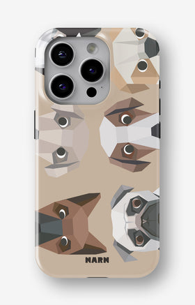 iPhone 12 Pro Max Tough Case – Cute Dogs - View 1