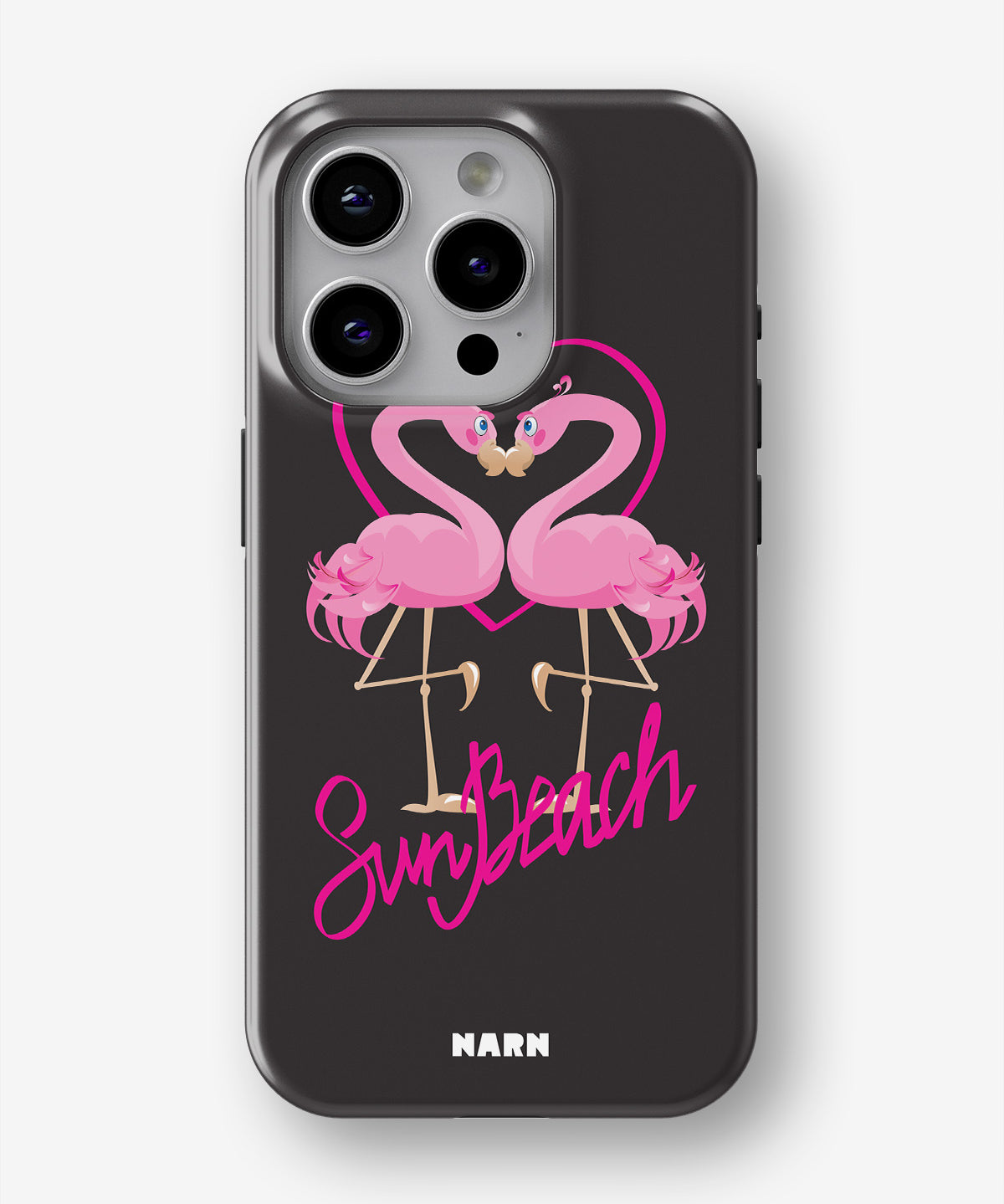 iPhone 12 Pro Max Tough Case – Beach Flamingo - View 1