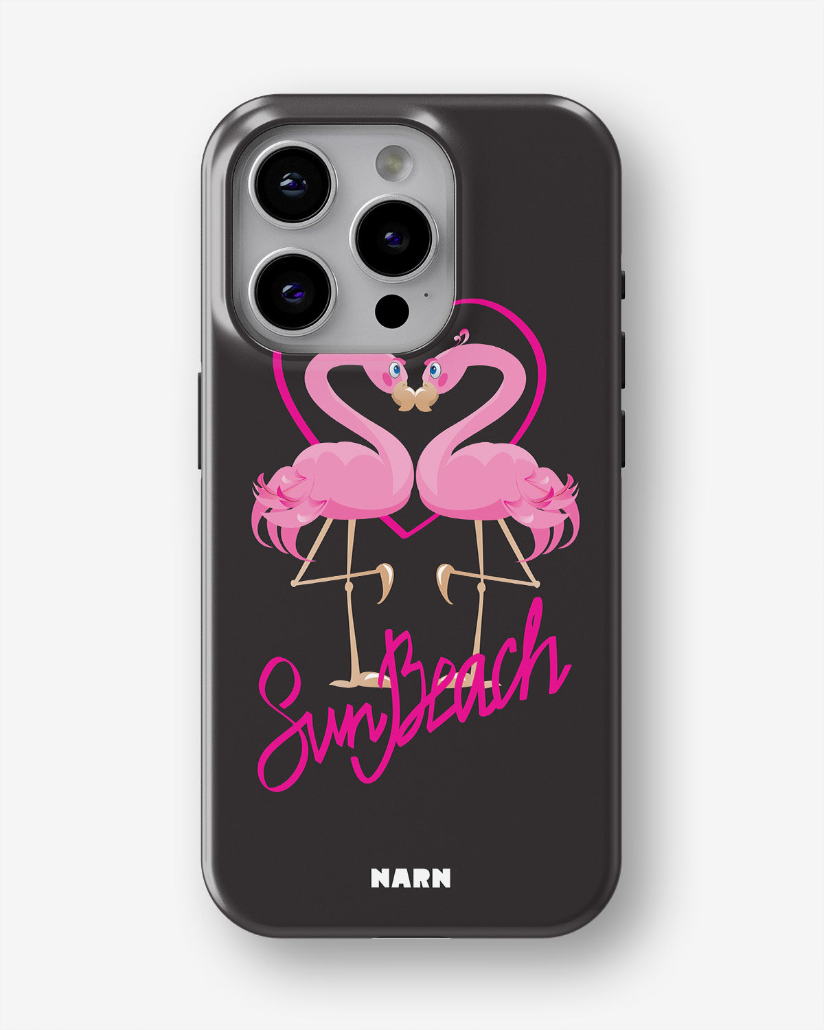 iPhone 12 Pro Max Tough Case – Beach Flamingo - View 1