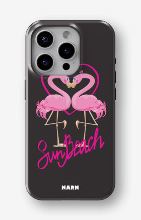 iPhone 12 Pro Max Tough Case – Beach Flamingo - View 1