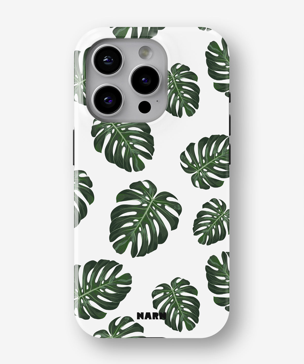 iPhone 12 Pro Max Tough Case – Monstera Pattern - View 1