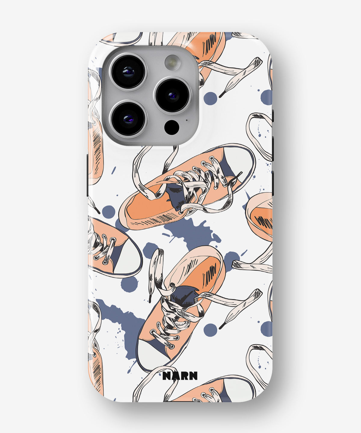 iPhone 12 Pro Max Tough Case – Apricot Sneakers - View 1