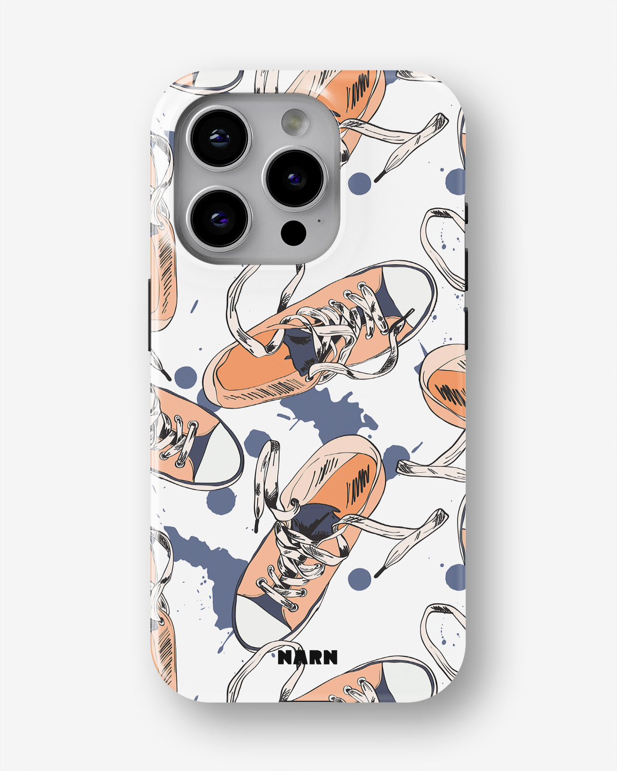 iPhone 12 Pro Max Tough Case – Apricot Sneakers - View 1