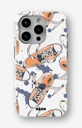 iPhone 12 Pro Max Tough Case – Apricot Sneakers - View 1