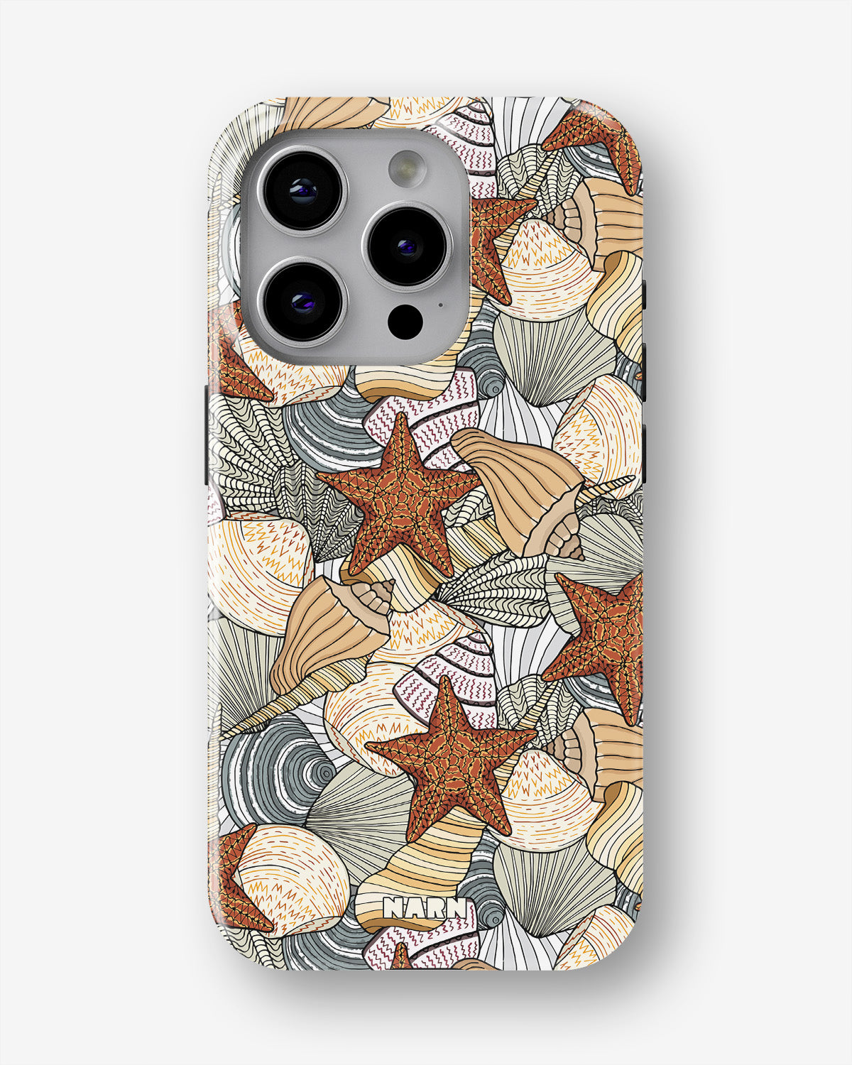 iPhone 12 Pro Max Tough Case – Sea Shells - View 1
