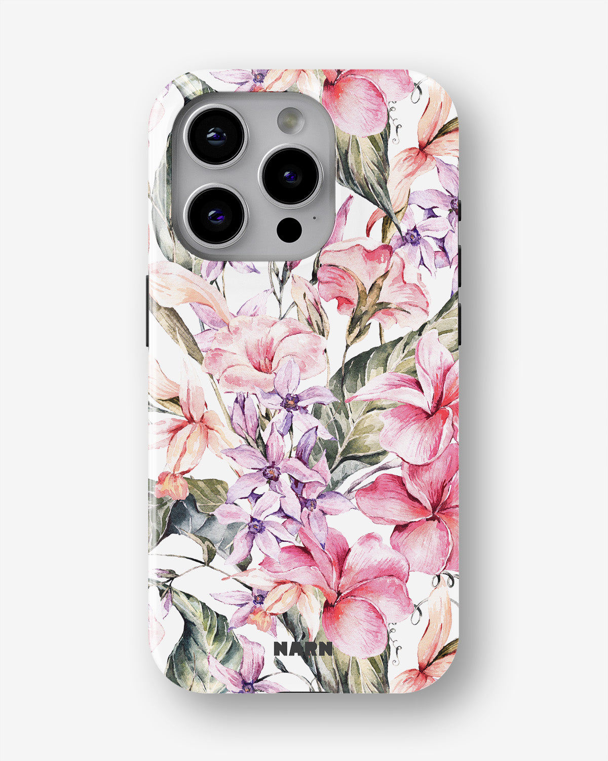 iPhone 12 Pro Max Tough Case – Watercolor Flowers - View 1