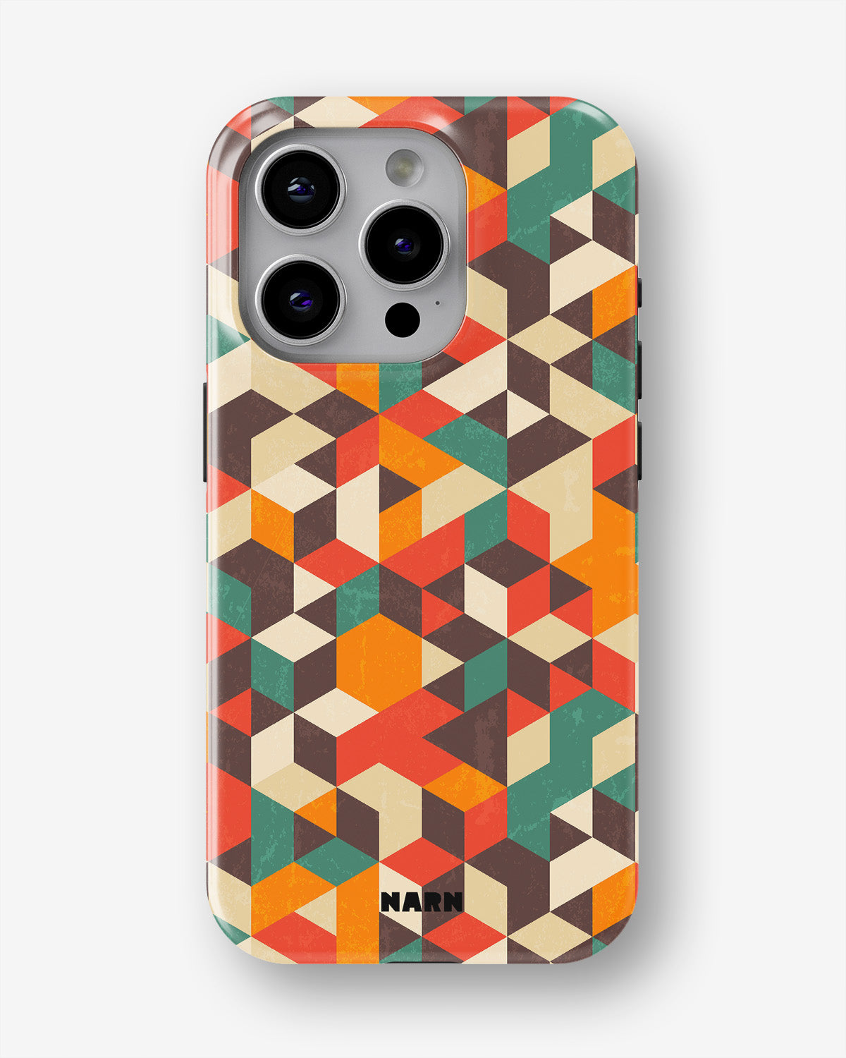 iPhone 12 Pro Max Tough Case – Retro Geometric - View 1