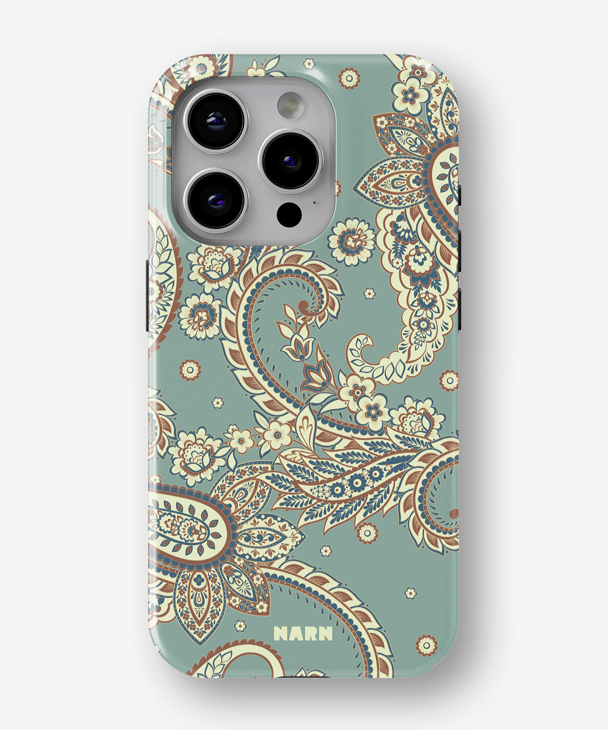 iPhone 12 Pro Max Tough Case – Paisley Green - View 1
