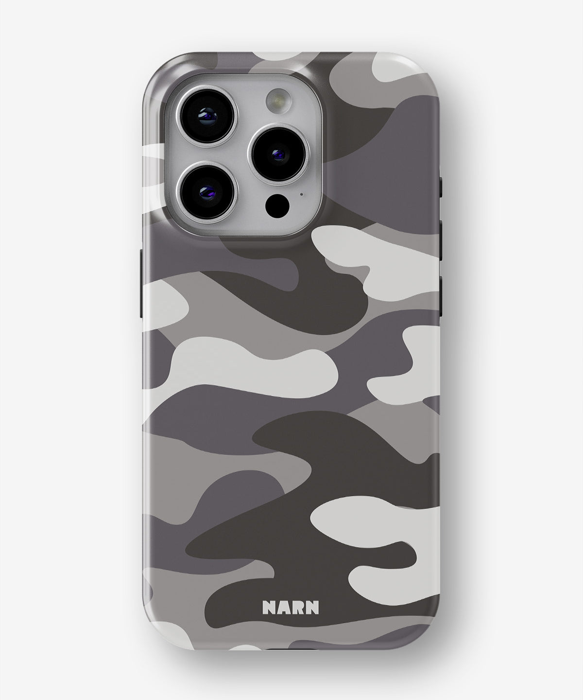 iPhone 12 Pro Max Tough Case – Grey Camo - View 1
