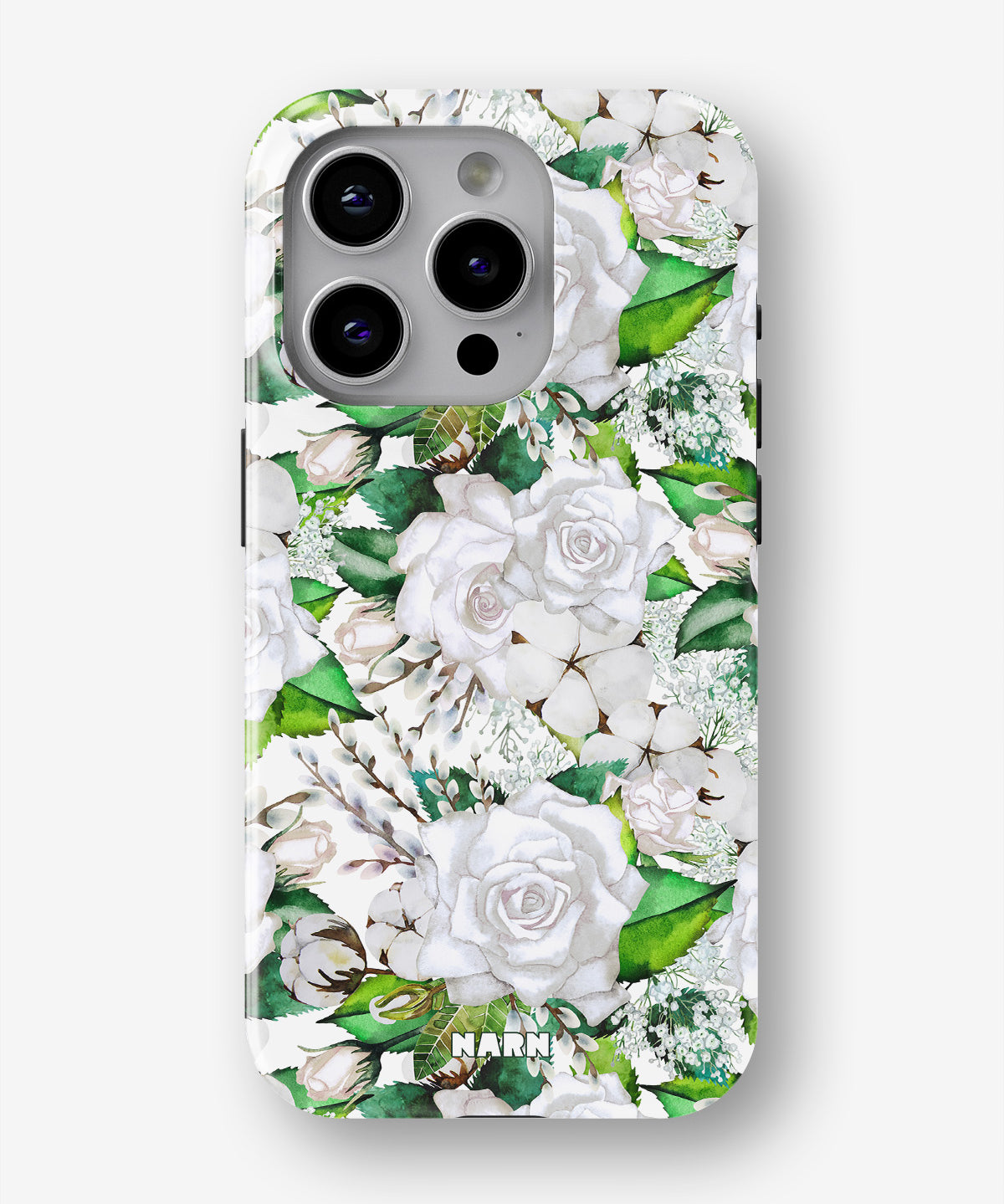 iPhone 12 Pro Max Tough Case – White Bloom - View 1