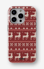 iPhone 12 Pro Max Tough Case – Reindeer Knit - View 1