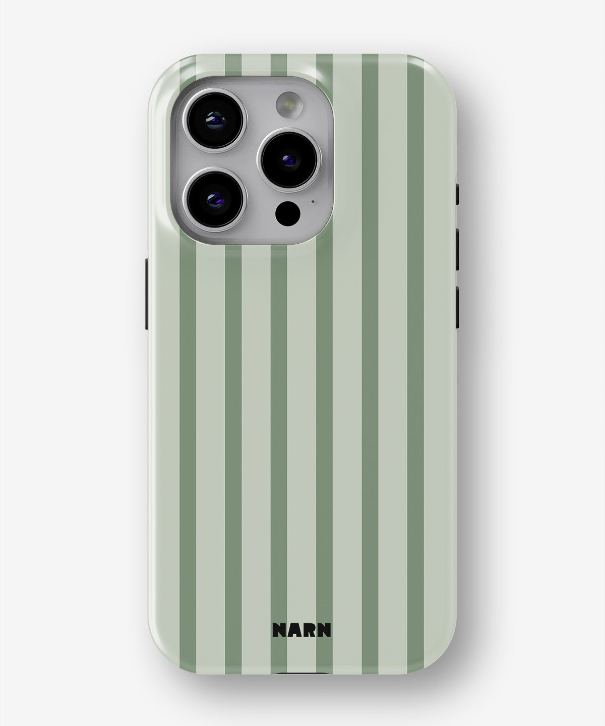 iPhone 12 Pro Max Tough Case – Sage Stripes - View 1