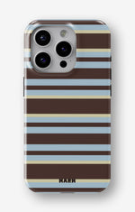 iPhone 12 Pro Max Tough Case – Latte Lines - View 1