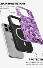 iPhone 12 Pro Max Tough Case – Lavender Crystals - View 2