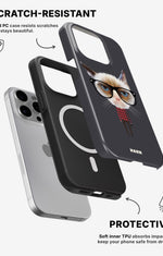 iPhone 12 Pro Max Tough Case – Hipster Cat - View 2