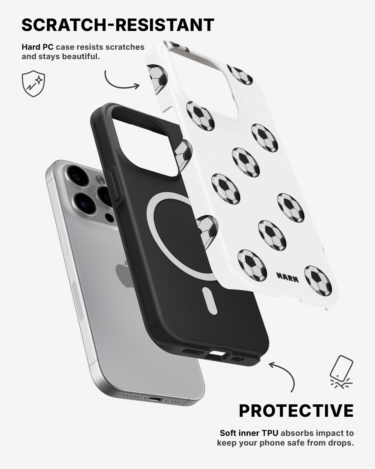 iPhone 12 Pro Max Tough Case – Football Fever - View 2