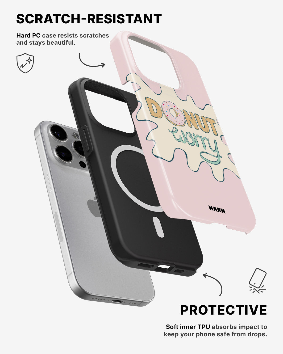 iPhone 12 Pro Max Tough Case – Donut Worry - View 2