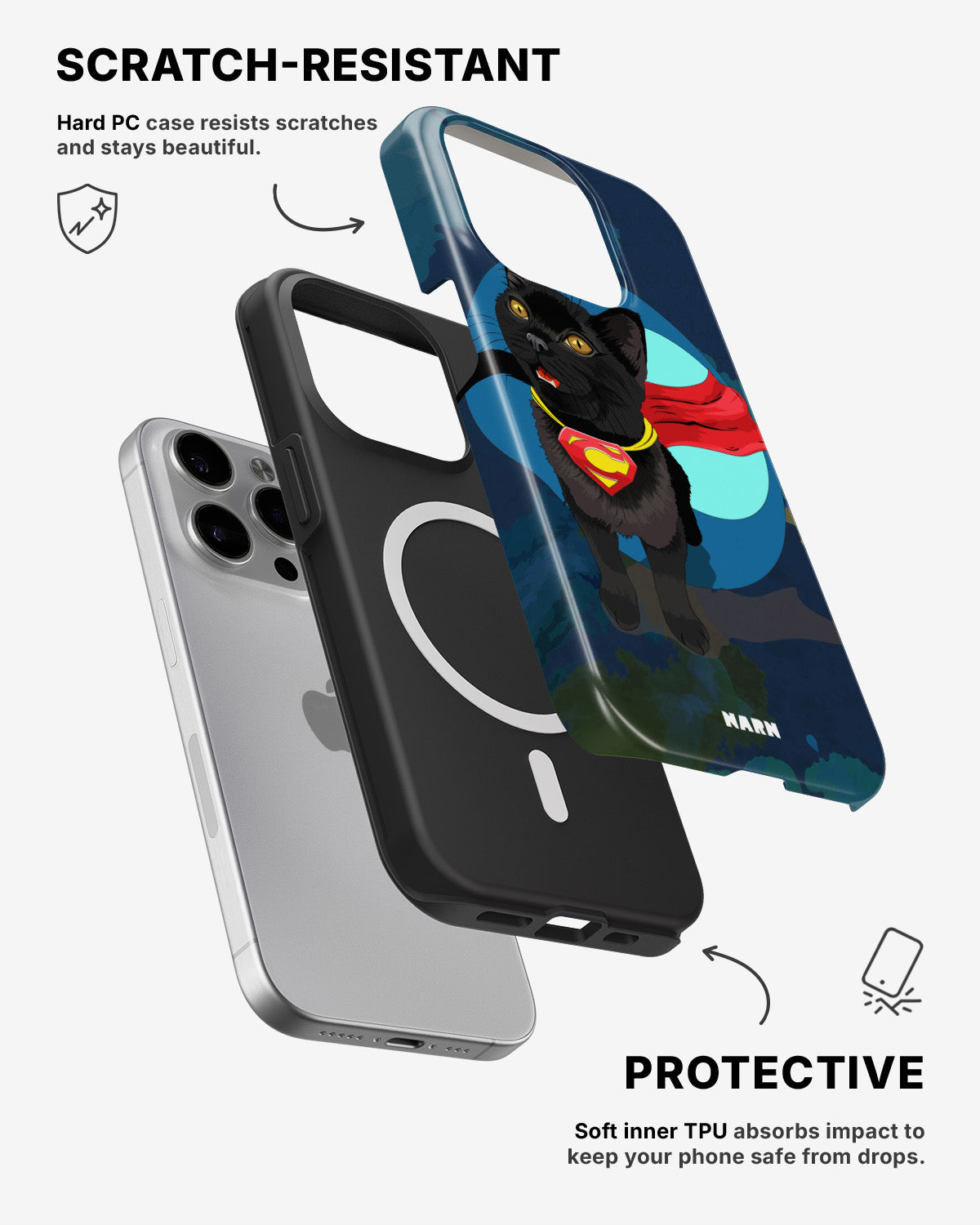 iPhone 12 Pro Max Tough Case – Super Cat - View 2