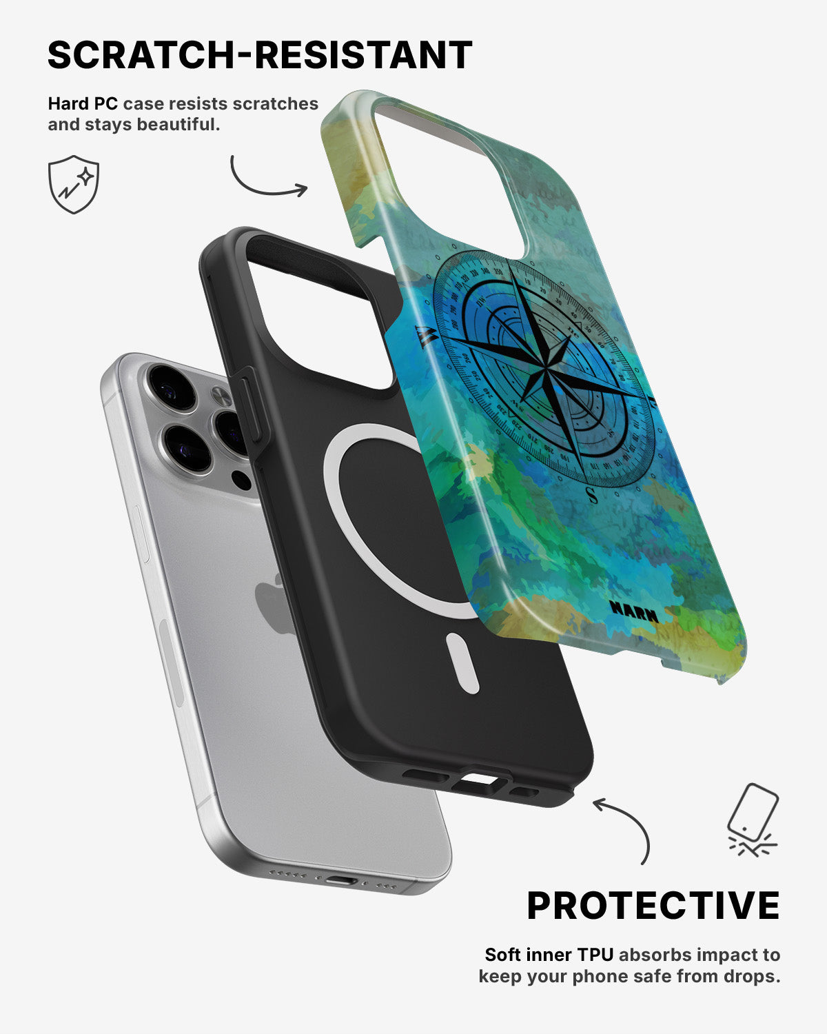 iPhone 12 Pro Max Tough Case – Compass - View 2