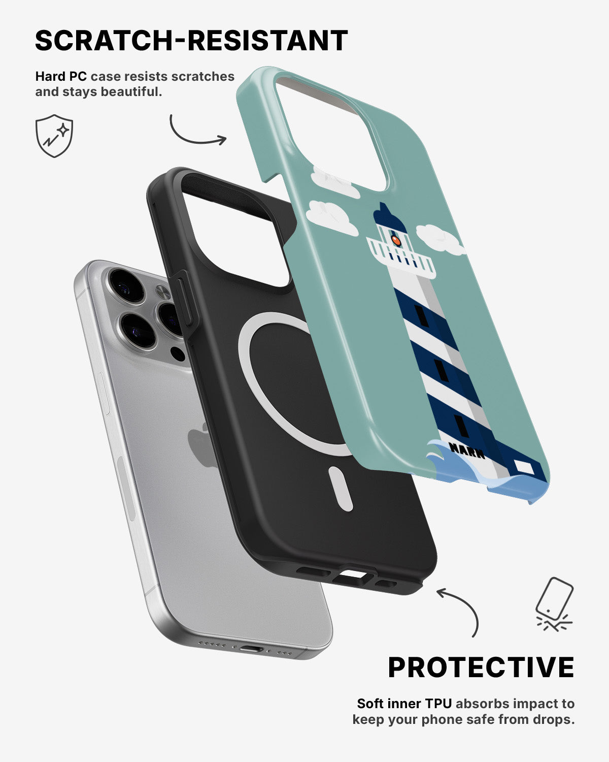 iPhone 12 Pro Max Tough Case – Lighthouse - View 2