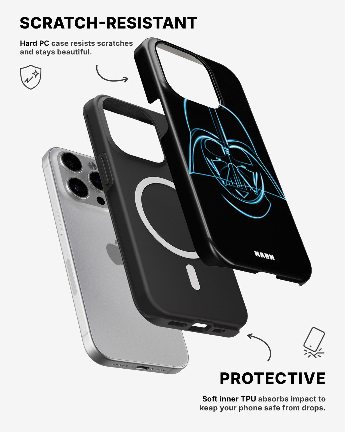 iPhone 12 Pro Max Tough Case – Darth Vader - View 2