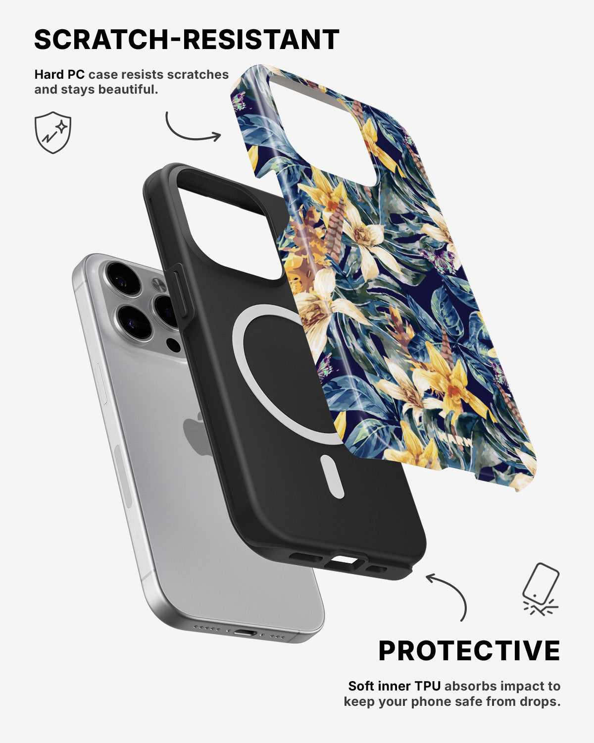 iPhone 12 Pro Max Tough Case – Lily - View 2