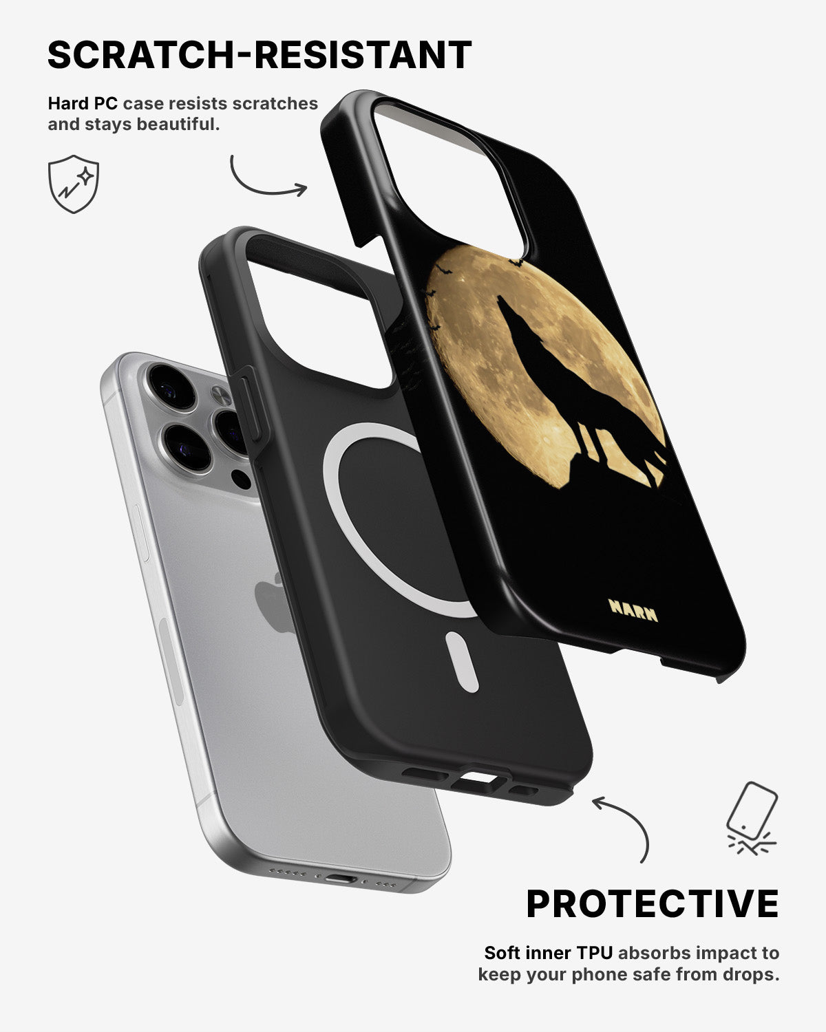 iPhone 12 Pro Max Tough Case – Wolf - View 2