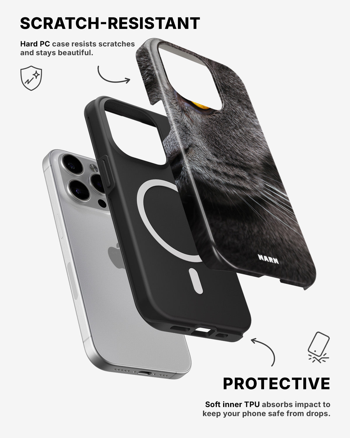 iPhone 12 Pro Max Tough Case – Cat's Eye - View 2