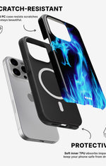 iPhone 12 Pro Max Tough Case – Blue Flames Dragon - View 2