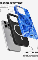 iPhone 12 Pro Max Tough Case – Blue Vintage - View 2
