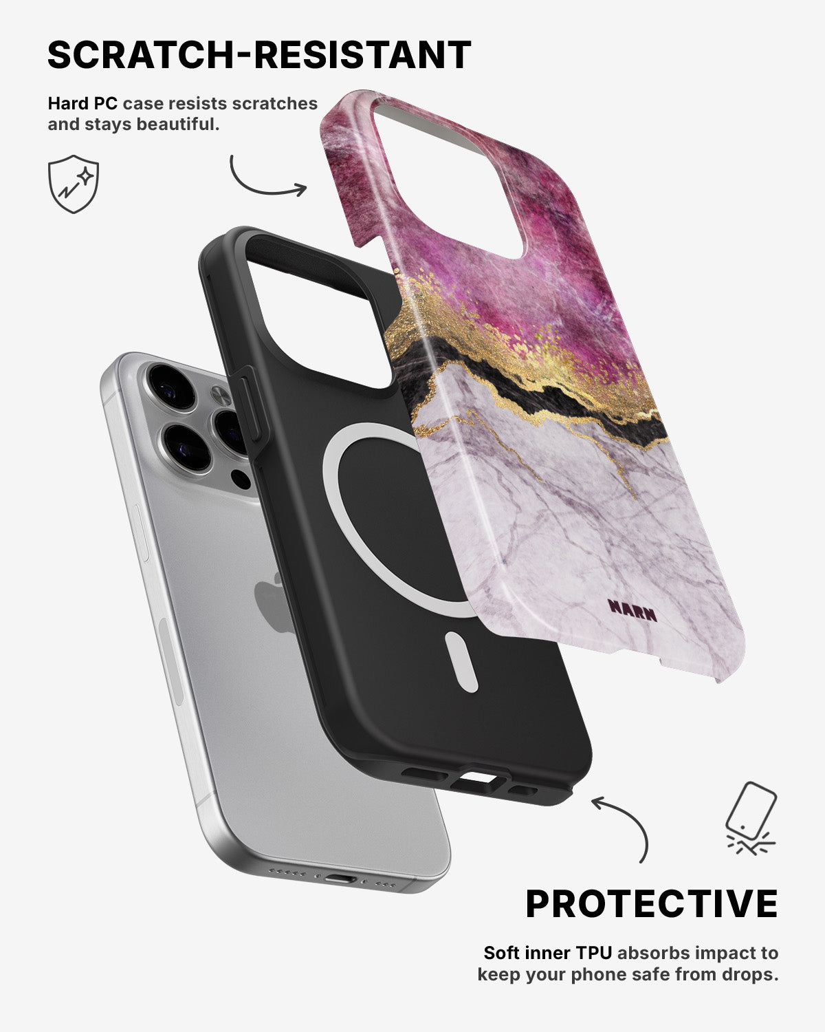 iPhone 12 Pro Max Tough Case – Pink Dream - View 2