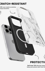 iPhone 12 Pro Max Tough Case – Milky Marble - View 2