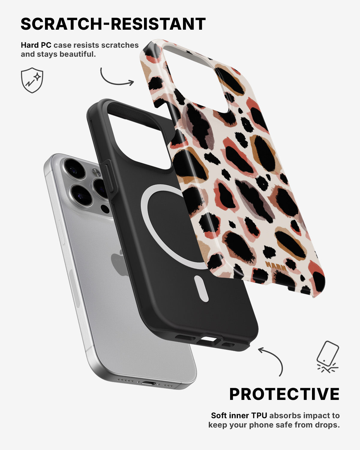 iPhone 12 Pro Max Tough Case – Artsy Leopard - View 2