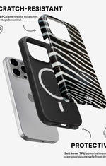iPhone 12 Pro Max Tough Case – Zebra Stripe - View 2