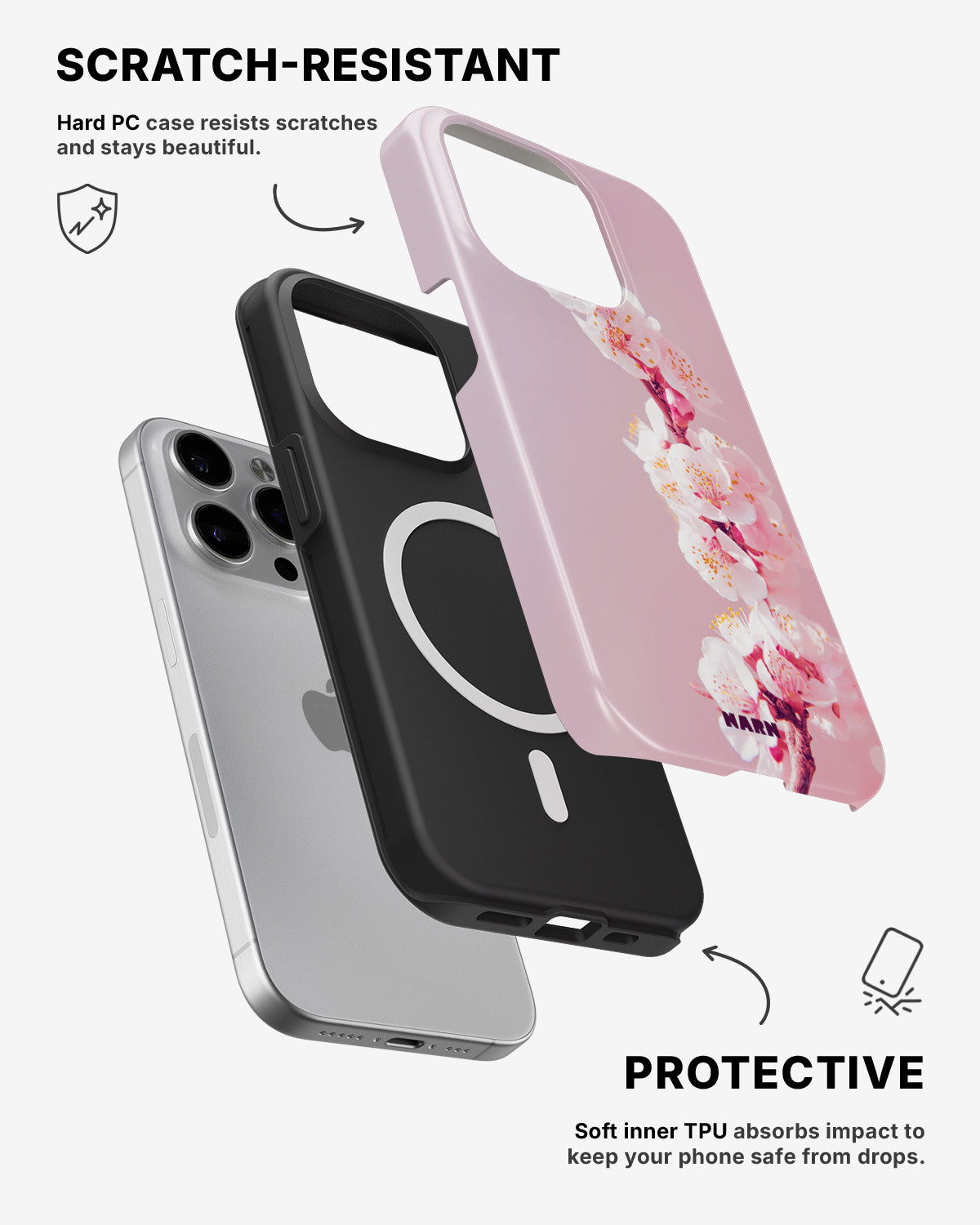 iPhone 12 Pro Max Tough Case – Pink Harmony - View 2