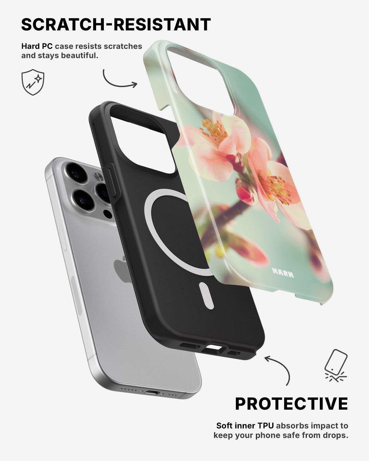 iPhone 12 Pro Max Tough Case – Sweet Bloom - View 2