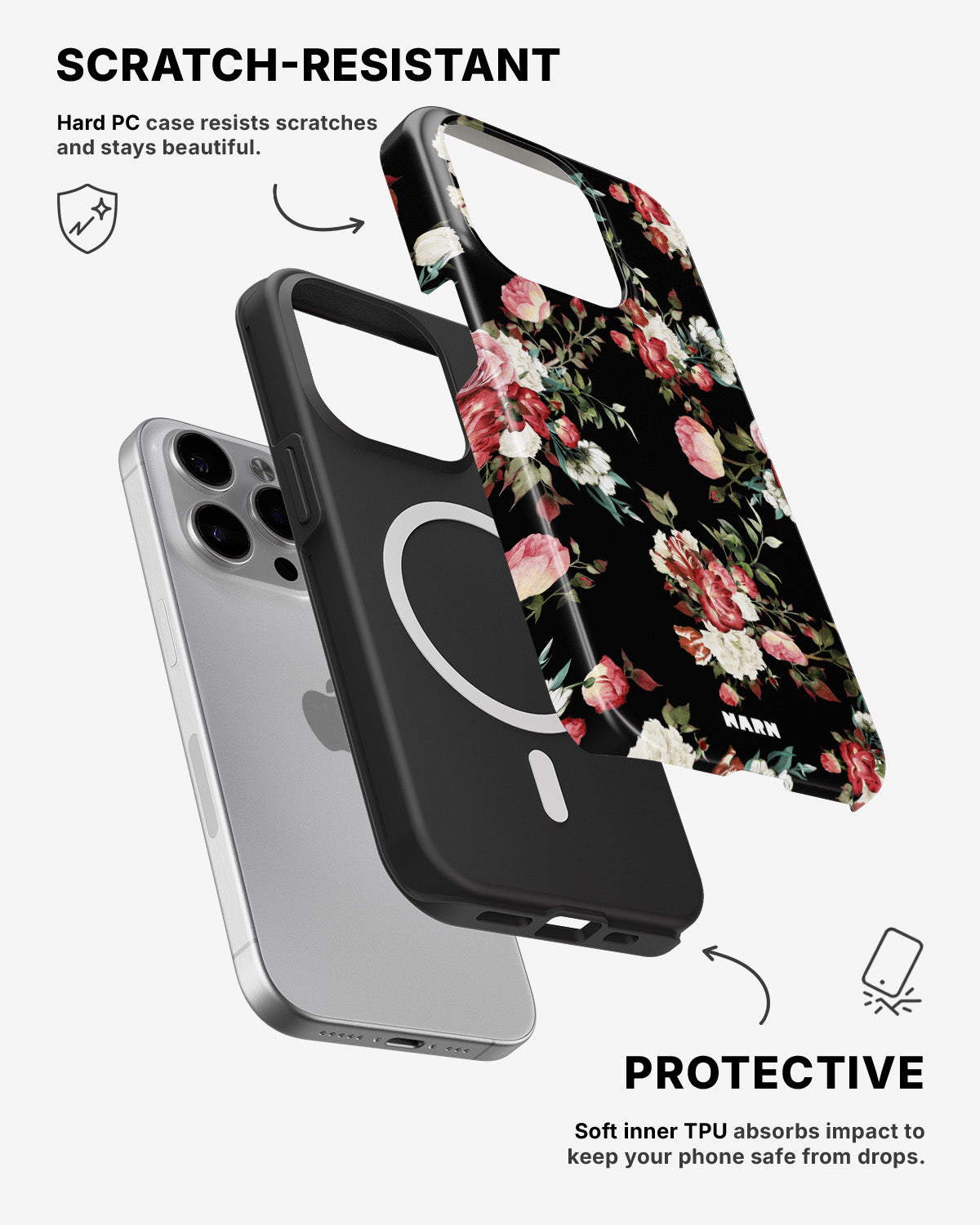 iPhone 12 Pro Max Tough Case – Bouquet - View 2