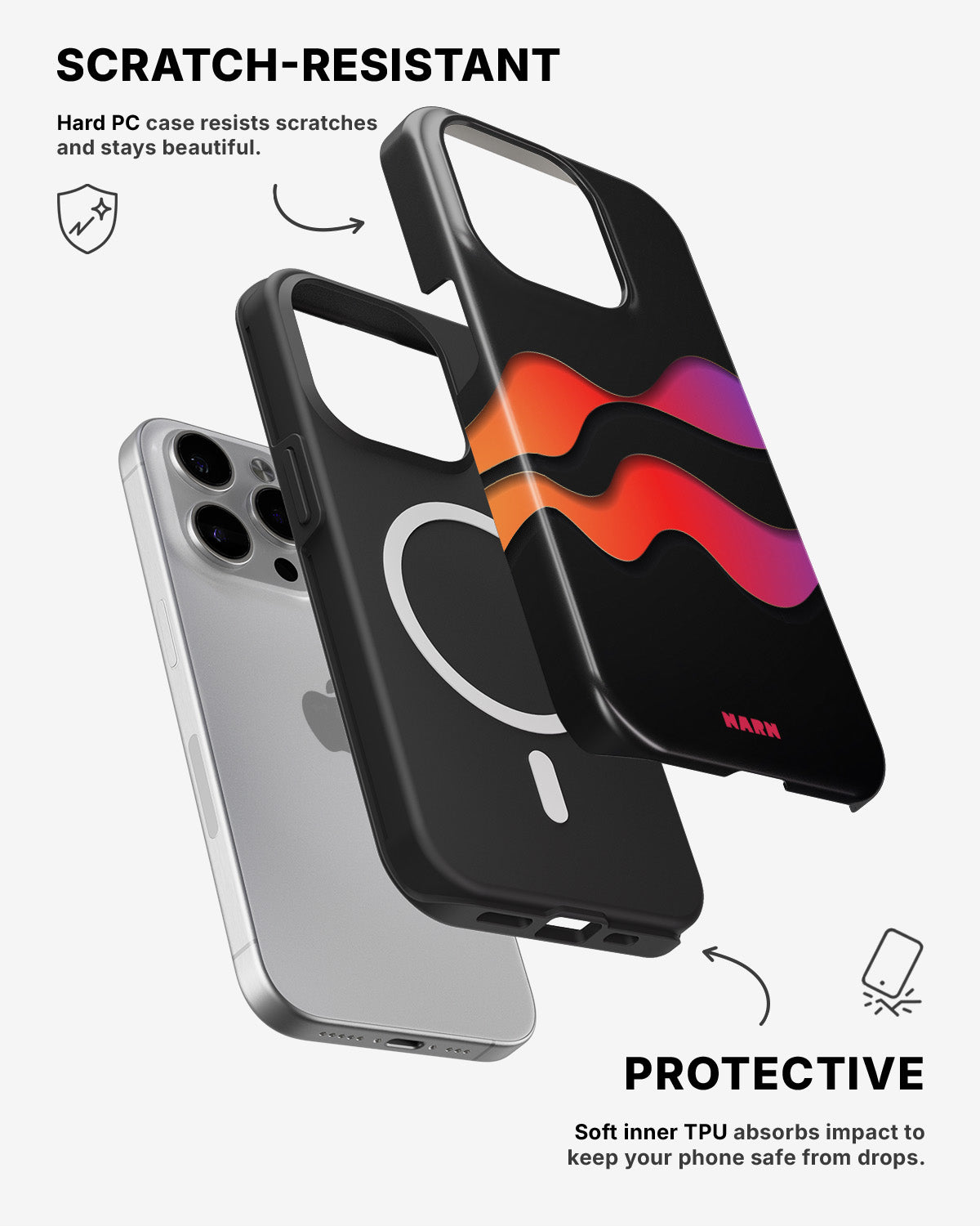 iPhone 12 Pro Max Tough Case – Color Wave - View 2