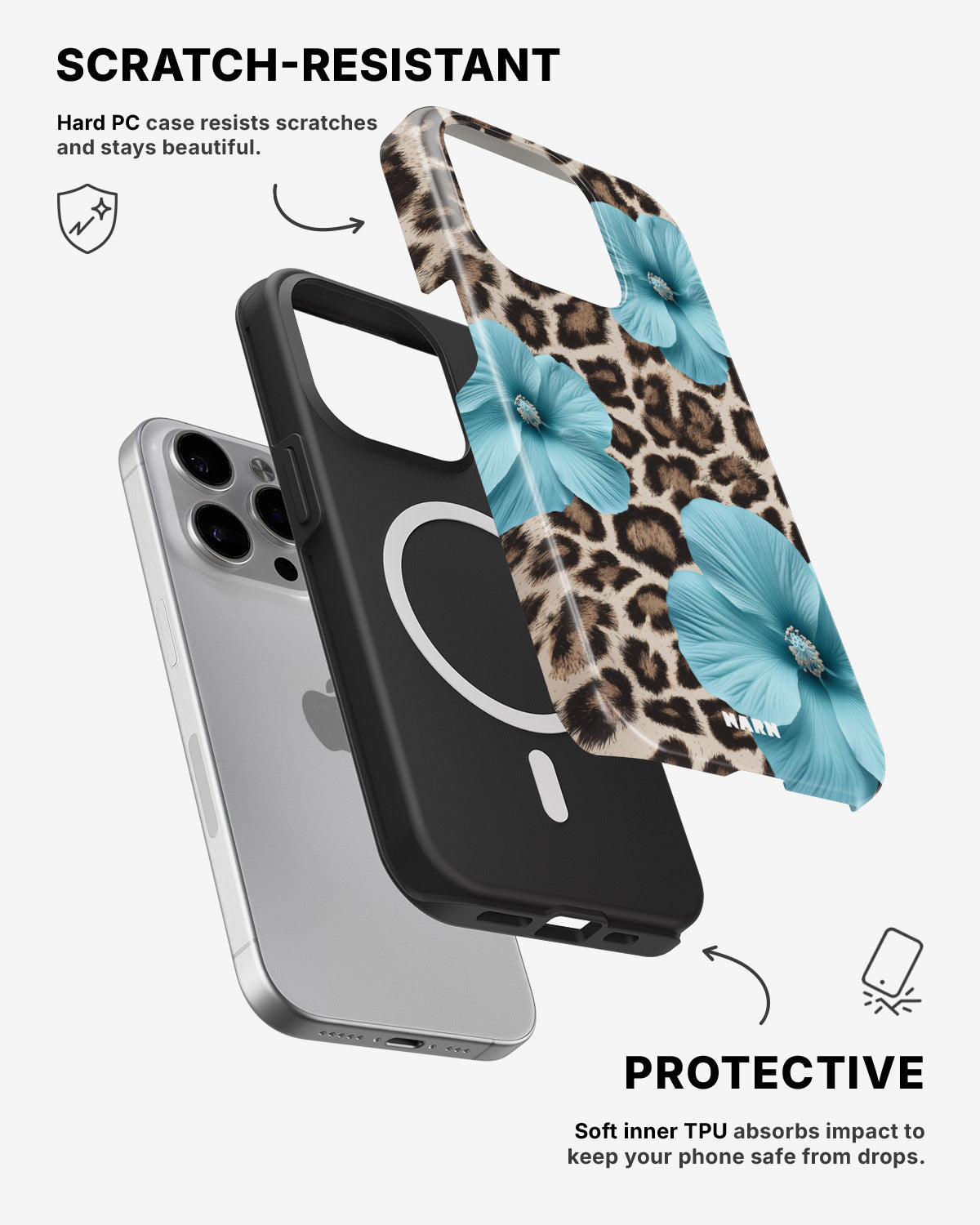 iPhone 12 Pro Max Tough Case – Blooming Jungle - View 2