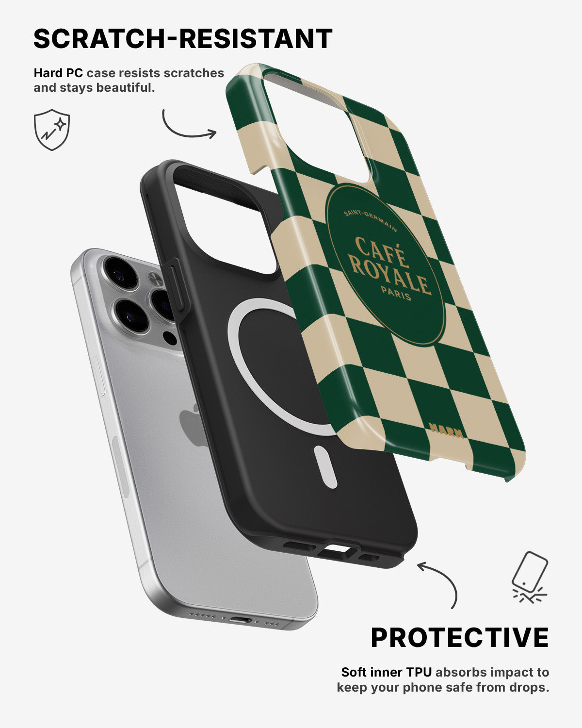 iPhone 12 Pro Max Tough Case – Cafe Royale - View 2