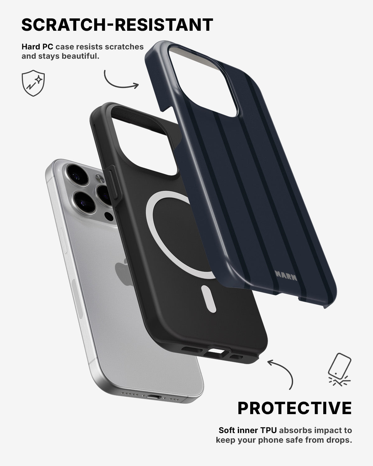 iPhone 12 Pro Max Tough Case – Navy Dream - View 2