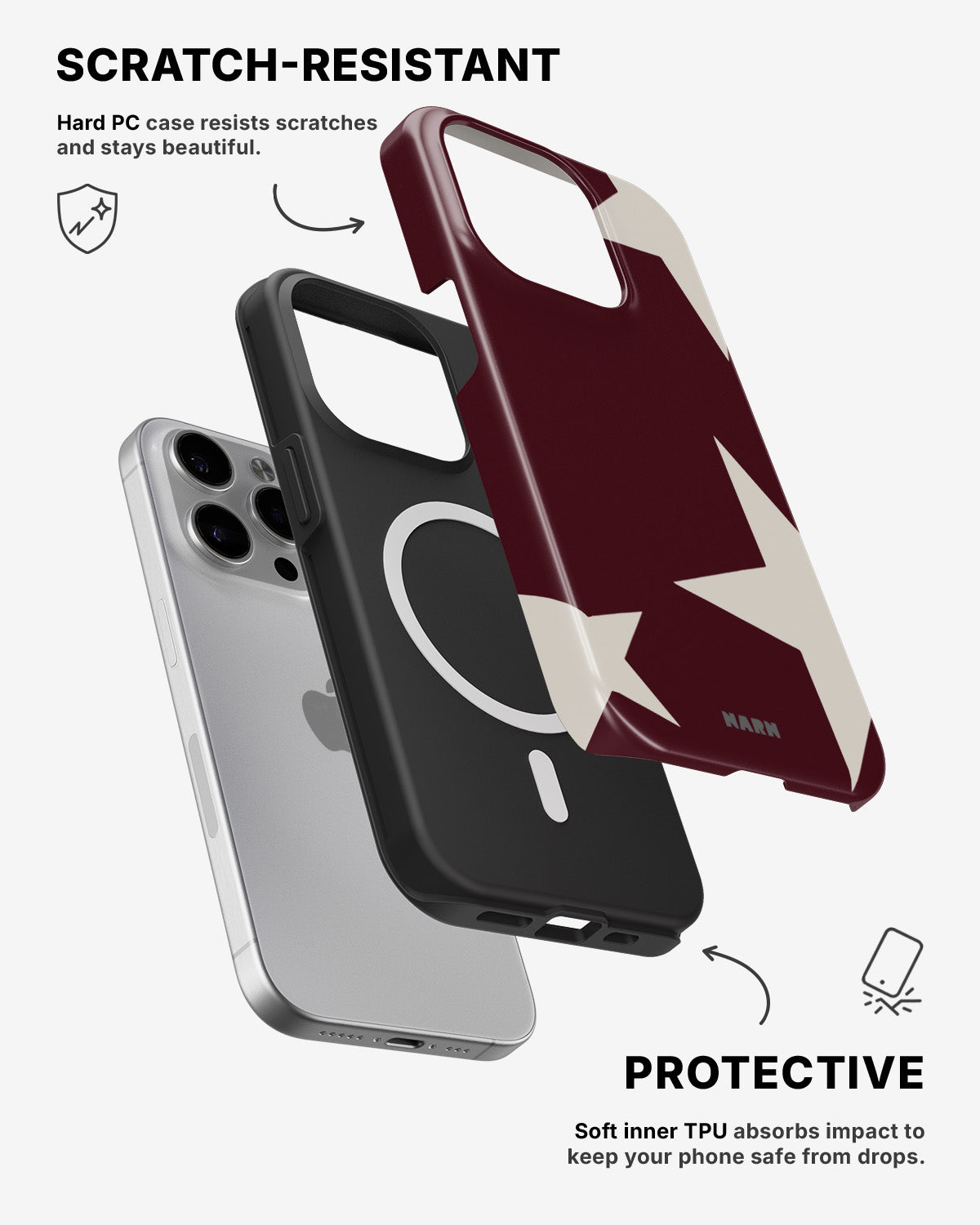 iPhone 12 Pro Max Tough Case – Rouge Star - View 2