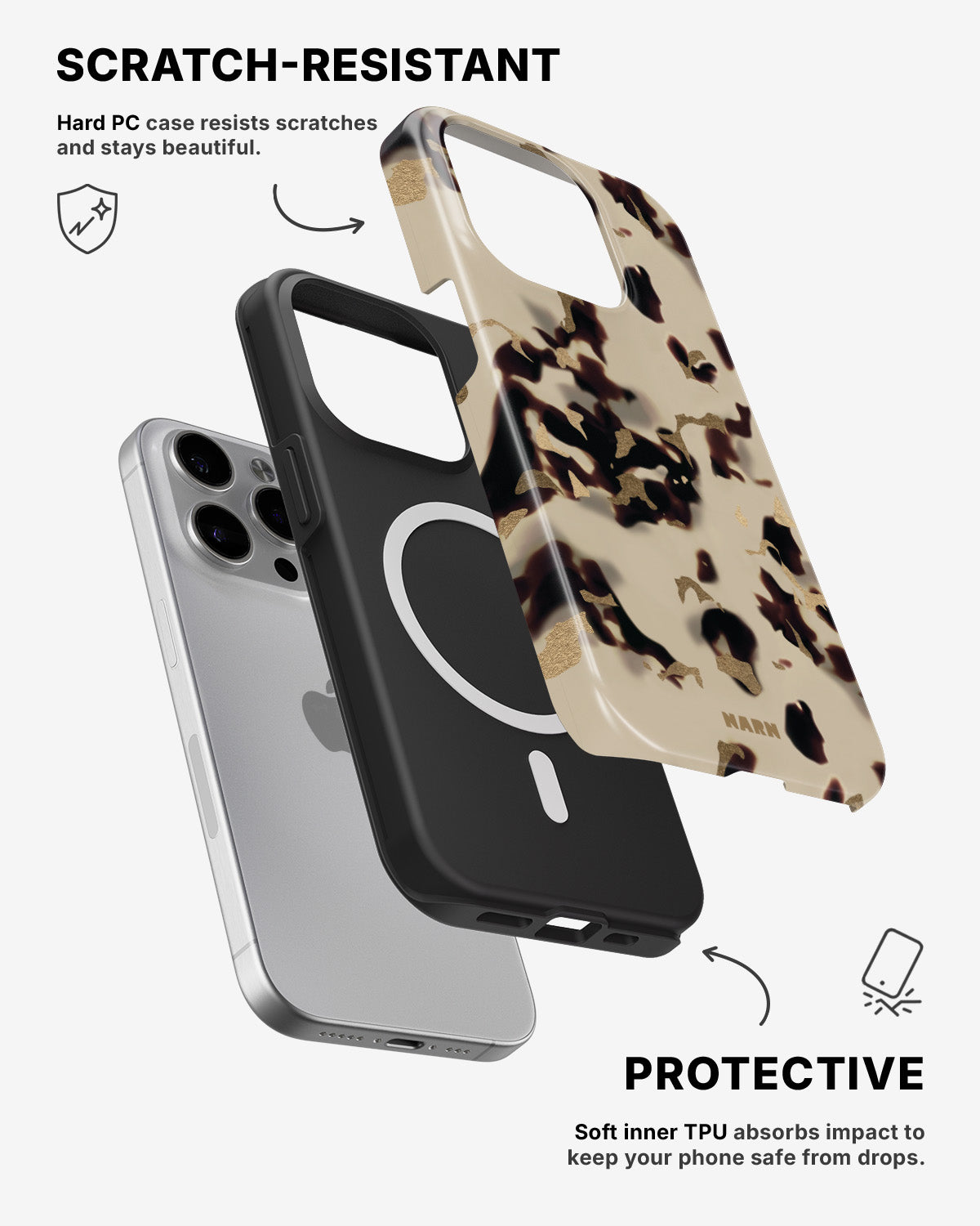 iPhone 12 Pro Max Tough Case – Golden Tortoise - View 2