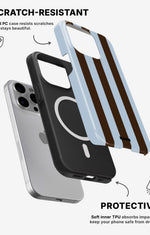 iPhone 12 Pro Max Tough Case – Bistro Stripes - View 2
