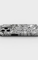 iPhone 12 Pro Max Tough Case – Japanese Pattern - View 3